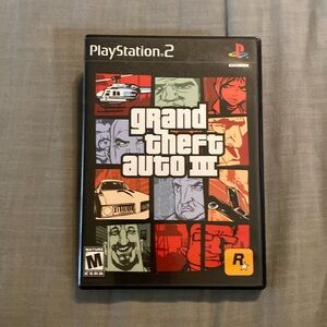 PlayStation 2 grand theft auto three video game